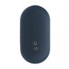 Hexagonal Vibrating Silicone Anal Plug - S - Black